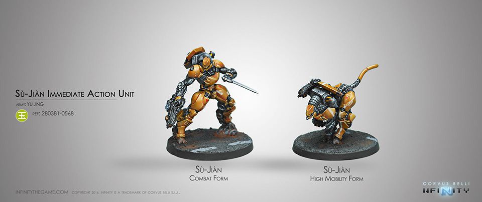Bild von Infinity Yu Jing Su-Jian Immediate Action Unit Corvus Belli Samurai Combat