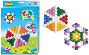 Bild von Hama Maxi Stick Stecker Sechseck, Geschenkpackung Stecker / Stifte wiederverwendbar, - 1 Stück (00009669)