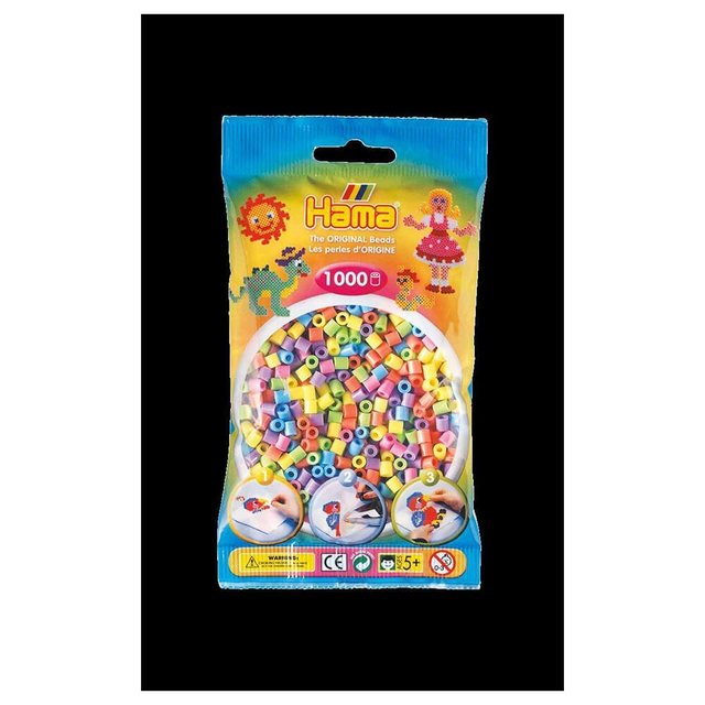 Bild von Hama Perlen Bügelperlen Hama Bügelperlen 1000 Stk. pastellmix