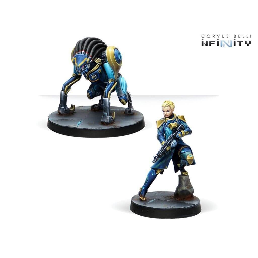 Bild von Infinity O-12 Team Sirius Corvus Belli INF 282001 Boarding Shotgun SiriusBot