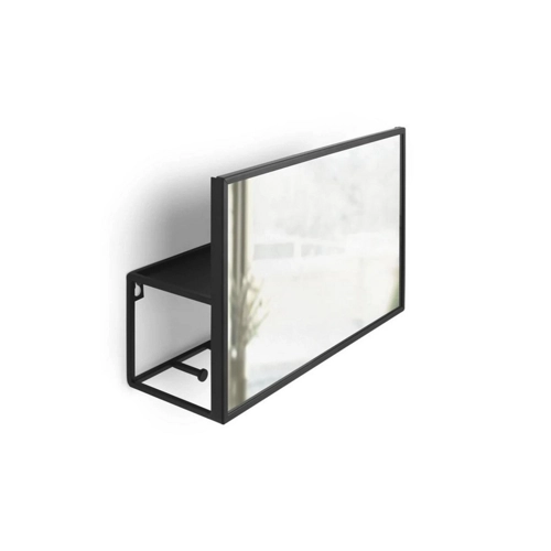 Bild von Umbra Wandgarderobe Wandspiegel Cubiko – Praktischer Organiser für jeden Raum