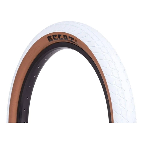 Bild von ECLAT Morrow BMX Reifen | weiß/Gum | 2.40", Éclat Morrow 60 Tpi 20´´ X 2.40 Steifer Urbanreifen
