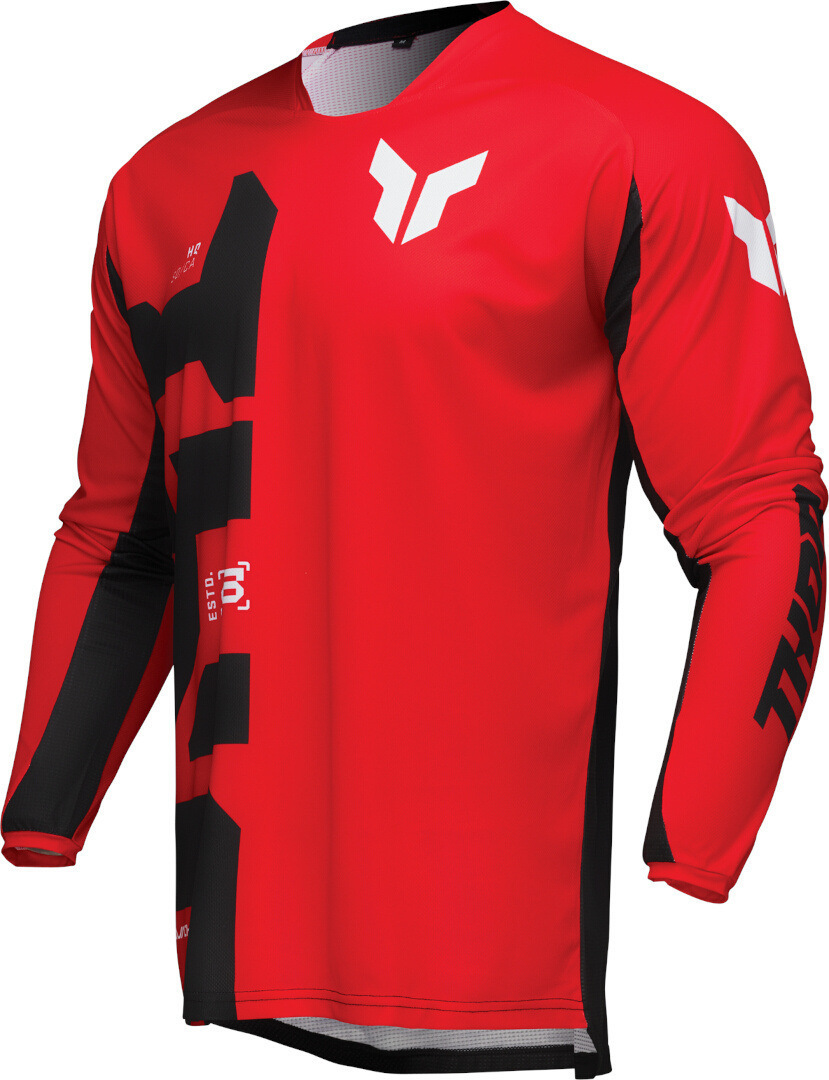 Bild von Thor Launchmode Forge Motocross Jersey, schwarz-rot, Größe 2XL für Männer