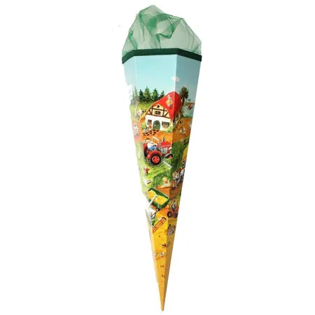 Bild von Nestler Schultüte Bauerhof, eckig, 85 cm