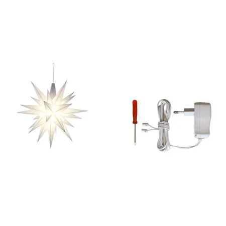 Bild von Herrnhuter Sterne 6131 Innenstern A1e weiß (13cm) 1 Stern LED inklusive Netzteil