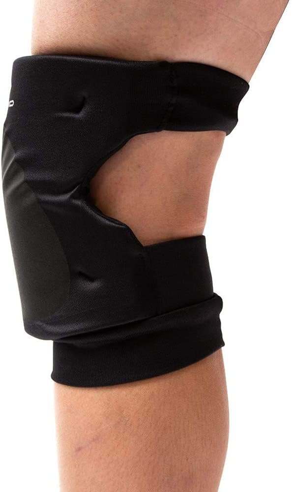 Bild von McDavid Knieschüchter Set mit Offene Rückseite für größere Bewegungsfreiheit - für Damen und Herren - schwarz oder dunkelblau - Gebrauch: Volleyball