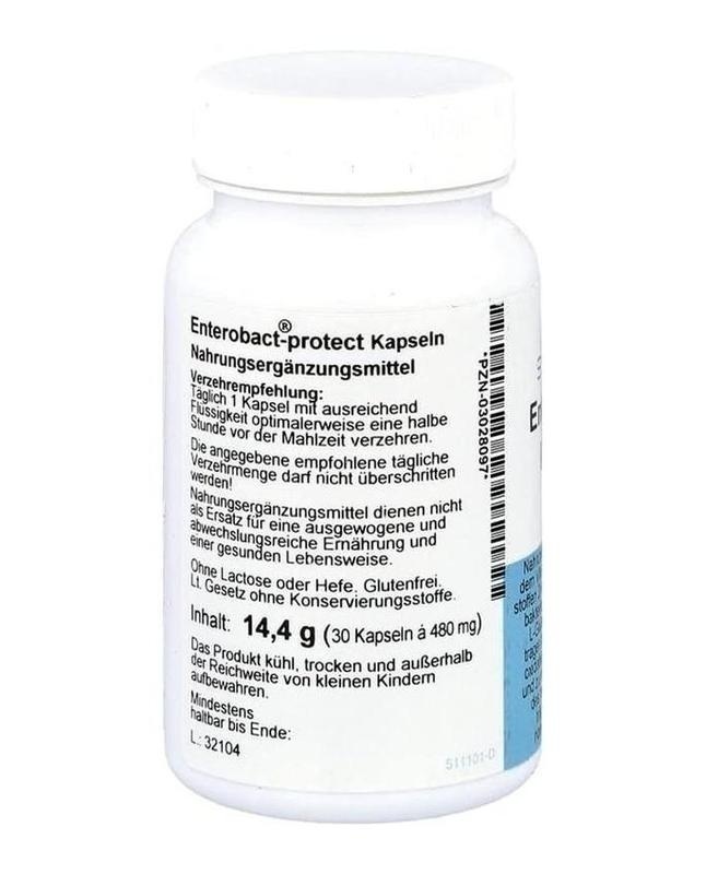 Bild von Enterobact -protect Kapseln, 30 Kapseln (14.4 g)