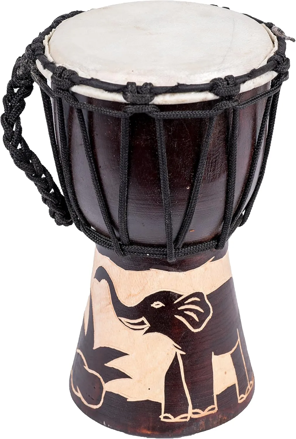 Bild von 30 cm Elefant Djembe Trommel mit Anleitung M2