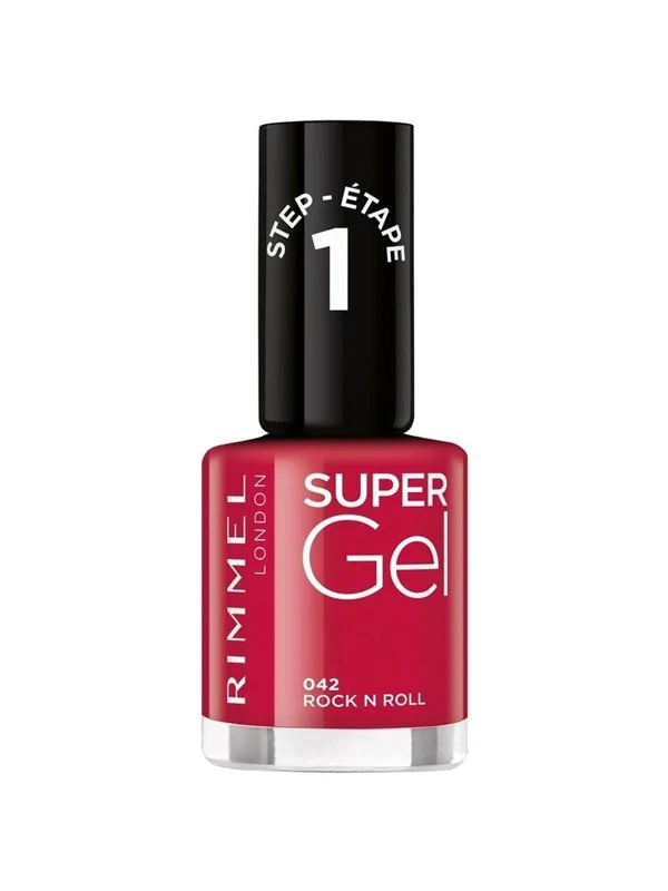 Bild von Rimmel London, Nagellack, Super Gel By Kate STEP1 (042 Rock n Roll, Gel-Effekt Nagellack)