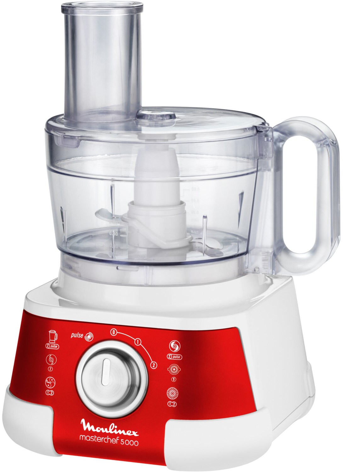 Bild von FP 518 G Masterchef 5000 Küchenmaschine metallic-rot/weiß