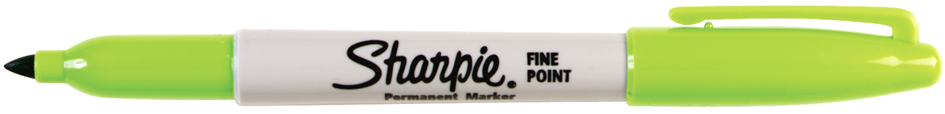 Bild von Sharpie Permanent Marker | Marker Stifte mit feiner Spitze | lindgrüne permanente Tinte | 12 Stück Market Set