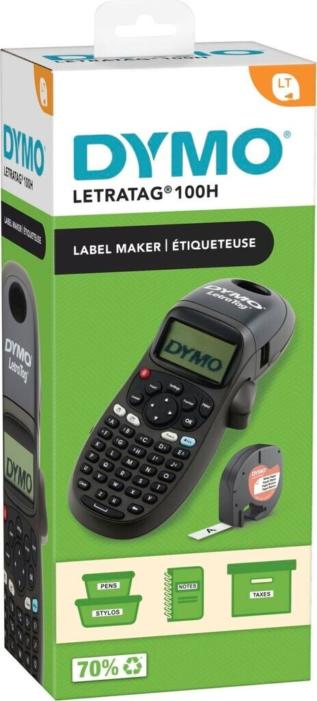 Bild von Dymo LetraTag LT-100H (32400 dpi), Etikettendrucker, Schwarz