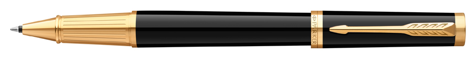 Bild von Parker Pen, Schreibstifte, PARKER Rollerball Ingenuity Schwarz glänzend GT (F, schwarz) (Schwarz glänzend, 1 x)