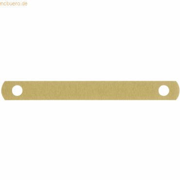Bild von Zubehör Kanzleihefter - Metalldeckleiste 97 mm, messing, 100 Stück