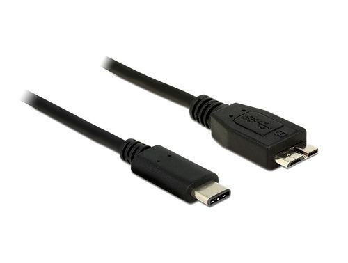 Bild von Delock Kabel USB 3.1 Gen 2 USB Type-C Stecker > USB Micro-B Stecker 1, 0 m Schwarz, 83677