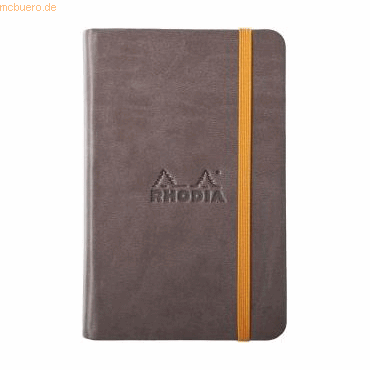 Bild von Rhodia, Heft + Block, Notizbuch Rhodiarama A6 96 Blatt blanko schokoladenbraun (A6, Blanko)