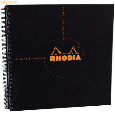 Bild von 5 x Clairefontaine Kollegblock Reverse book 21x21cm kariert 80 Blatt s