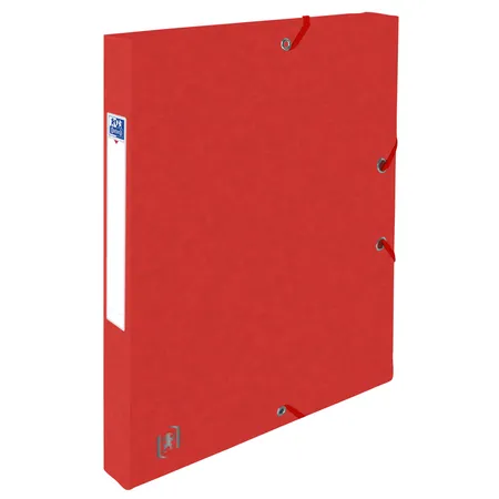 Bild von Oxford Sammelbox TOP FILE+, A4, Rückenbreite 25mm, aus 425 g/m² karton, rot