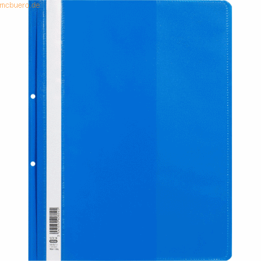 Bild von 25 x Elba Sichthefter A4+ Abheftlochung + Innentasche blau