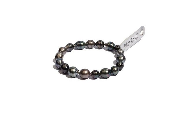 Bild von DI PERLE Perlenarmband Damen Perlenschmuck Tahiti Perlen Armband (19 cm), Damen Perlenschmuck
