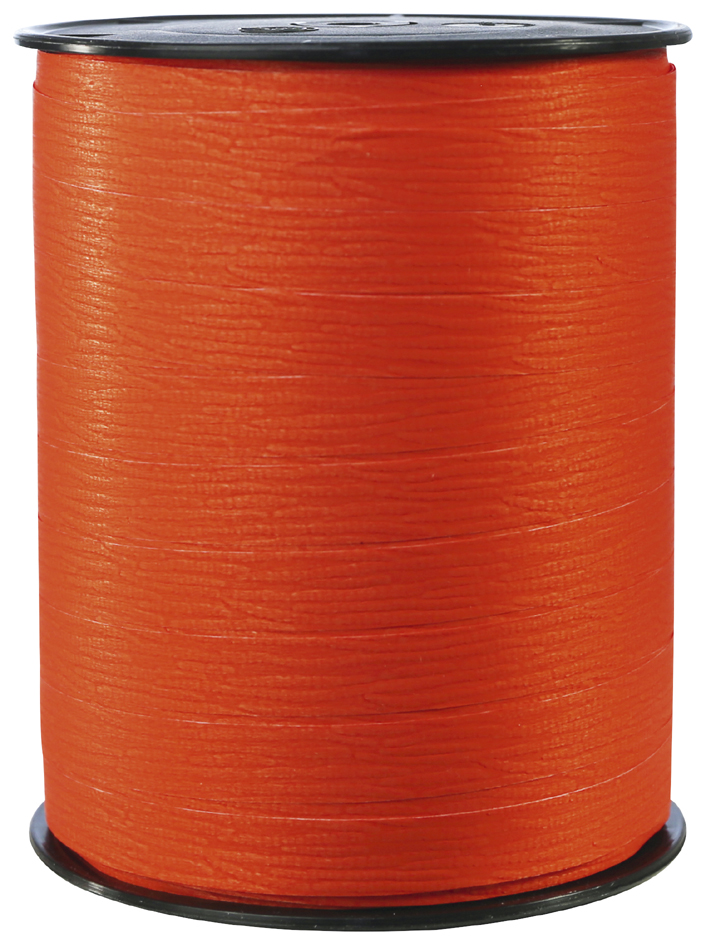 Bild von Clairefontaine 601558C Spule Geschenkband matt (250 m x 10 mm, ideal für Bastelprojekte und Geschenke) 1 Stück orange