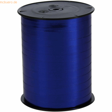 Bild von CLAIREFONTAINE Motivpapier Geschenkband Alubeschichtung 7mmx250m königsblau
