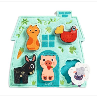 Bild von DJECO Spiel DJ01072 Relief Puzzle: Mouki