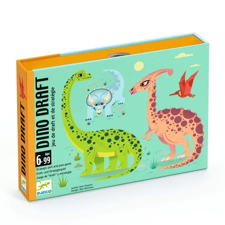 Bild von DJECO Spiel Kartenspiel Dino Draft Strategiespiel mit Dinosaurier, Kartenspiel