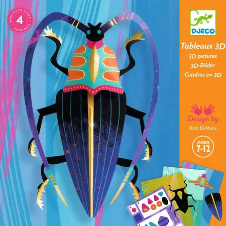Bild von Djeco PAPIERKUNST 3D: KAEF Kaefer