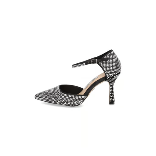 Bild von Elegante Kate Gray Textil Pumps in Schwarz