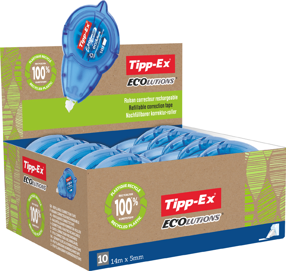 Bild von Tipp-Ex Korrekturroller , ecolutions Easy Refill, , Display