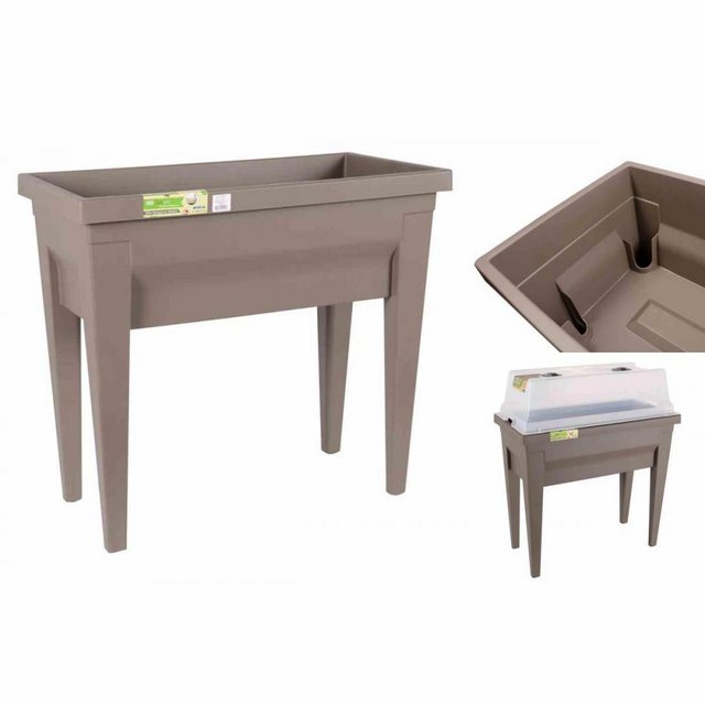 Bild von EDA PLASTIQUES Raum Potager Vegetable City 13923 BR. T CX4 rot/rubin 76 x 38,5 x 68 cm