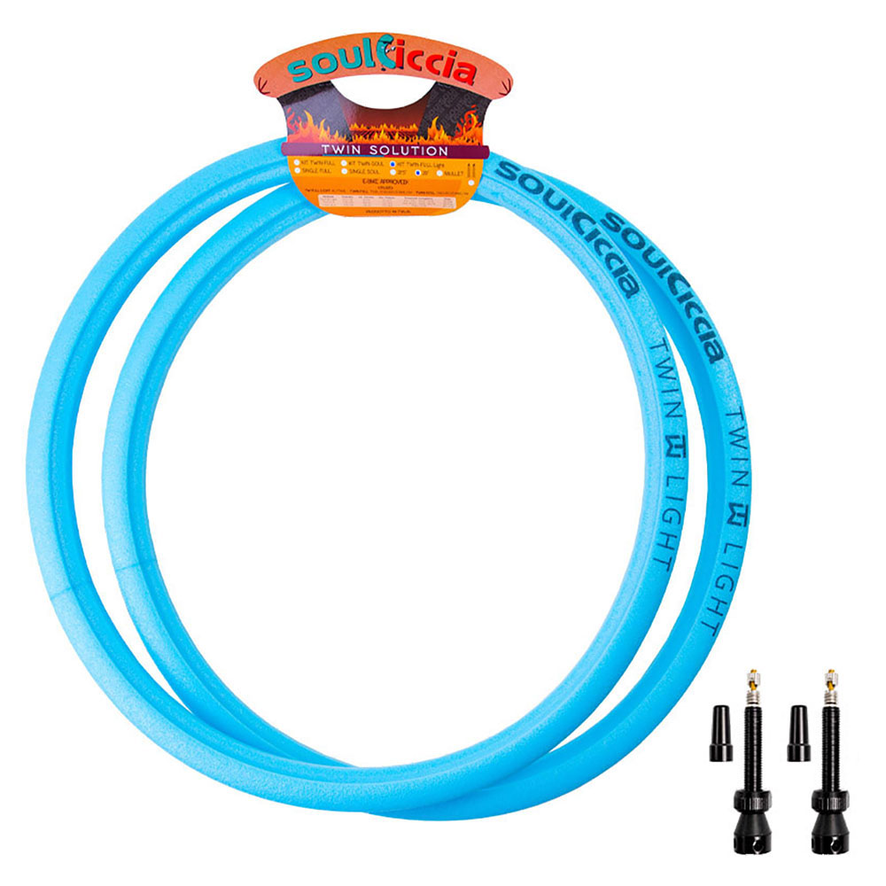 Bild von Soulciccia 27.5´´x43 Mm Twin Light +2 Valves Airglide Pannensicherer Schaum 2 Einheiten