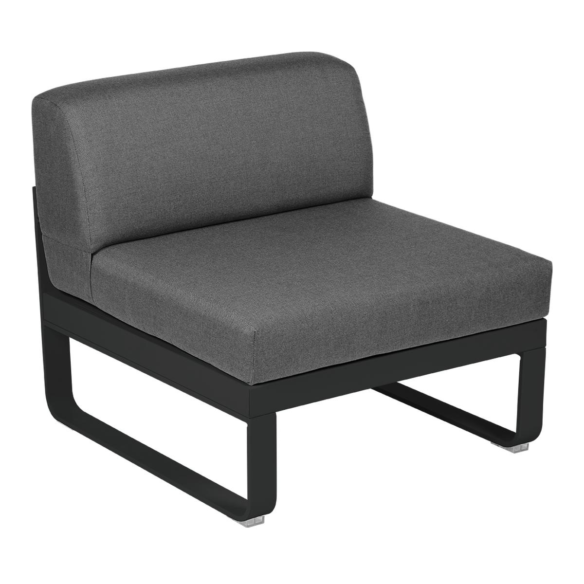 Bild von Bellevie Lounge 1-Sitzer Modul 42 Lakritze A3 Graphitgrau Mitte