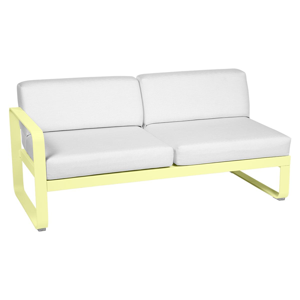 Bild von Bellevie Lounge 2-Sitzer Modul A6 Zitronensorbet 81 Grauweiß Links