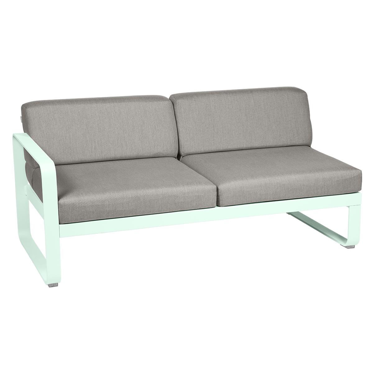 Bild von Bellevie Lounge 2-Sitzer Modul A7 Gletscherminze B8 Taupegrau Links