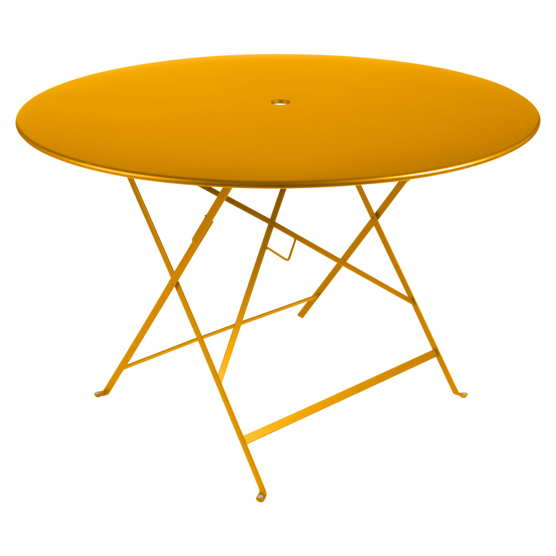 Bild von Bistro Klapptisch Rund D117 Honig (neue Farbstruktur)