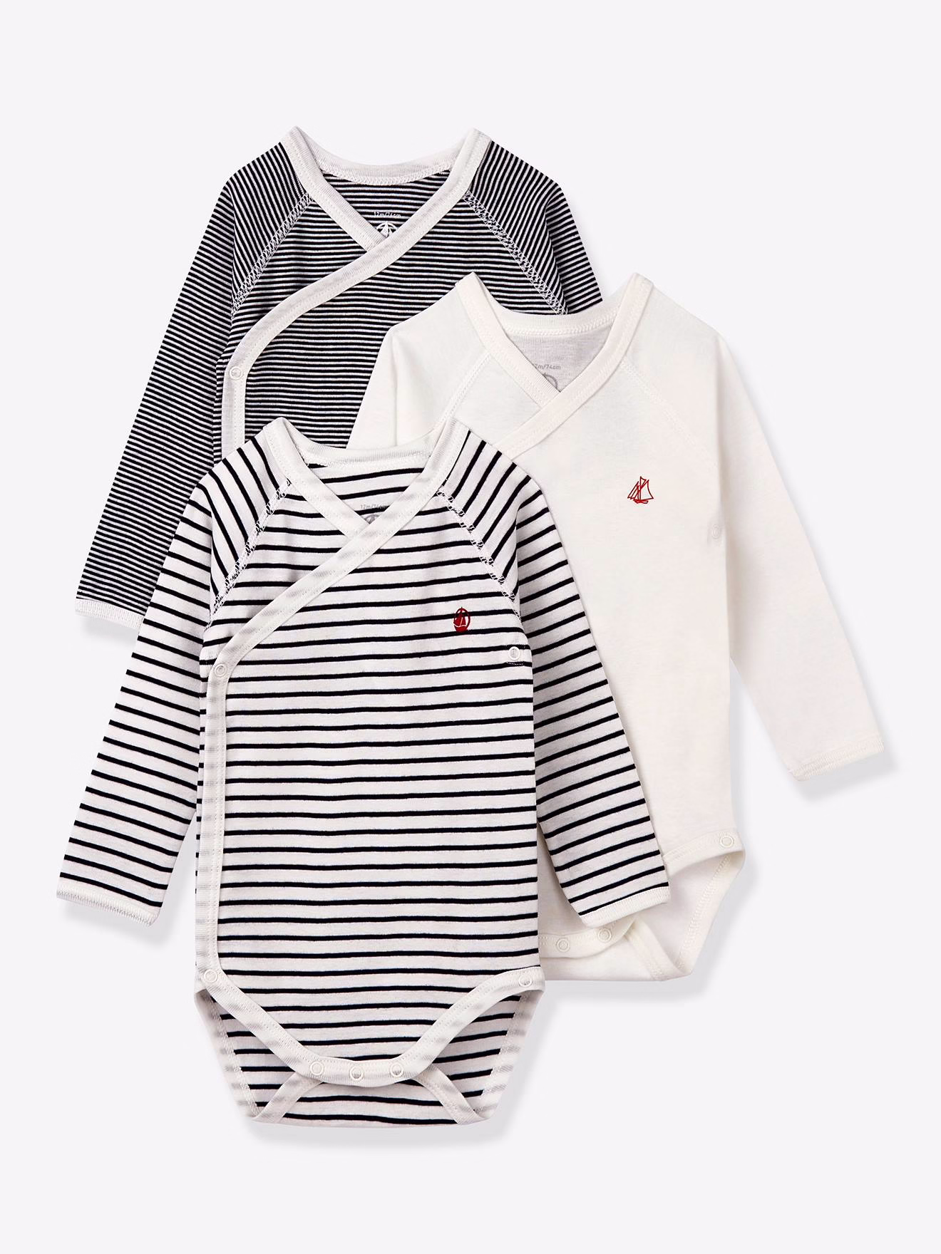 Bild von 3er-Pack Baby Wickelbodys