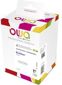 Bild von OWA Multi-Pack Tinte K10344OW ersetzt brother LC-123BK/C/M/Y Inhalt: 1 x 12,5 ml schwarz, je 1 x 10 ml cyan, magenta, - 1 Stück (LC123BKLC123CLC)