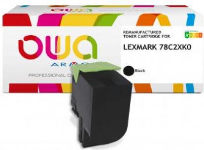 Bild von Armor OWA - Mit hoher Kapazität - Schwarz - kompatibel - Box - wiederaufbereitet - Tonerpatrone (Alternative zu: Lexmark 78C2XK0) - für HP LaserJet Pro MFP M521dn (K18530OW)