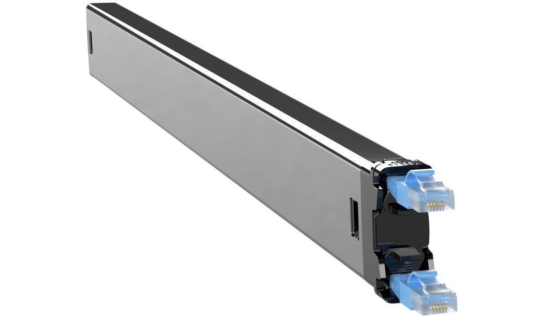 Bild von PATCHBOX PLUS+ CAT.6A STP CASSETTE BLUE 1,8M (U/FTP, CAT6a, 1.80 m), Netzwerkkabel