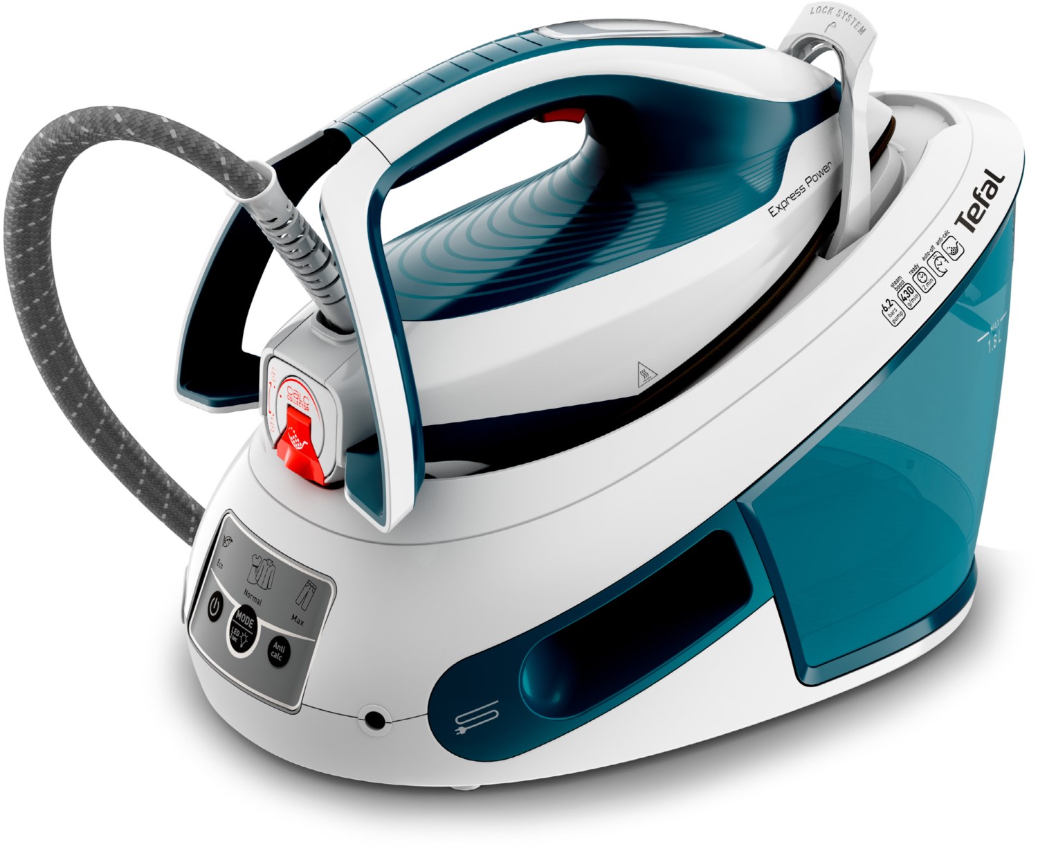 Bild von Tefal Express Power SV8111 1,8 l Durilium AirGlide Autoclean soleplate Blau - Weiß (SV8111E0)