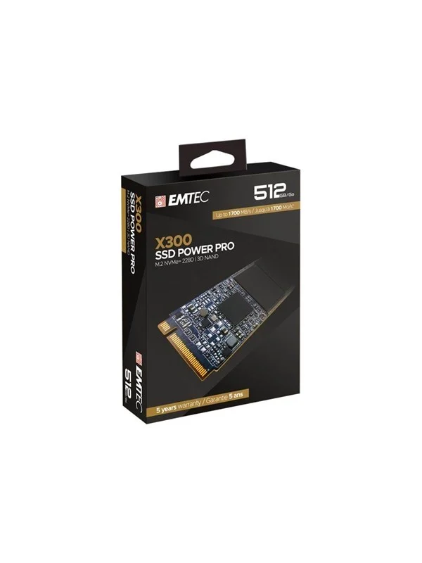 Bild von 512GB EMTEC X300 M.2 PCIe 3.0 x4 3D-NAND TLC (ECSSD512GX300)