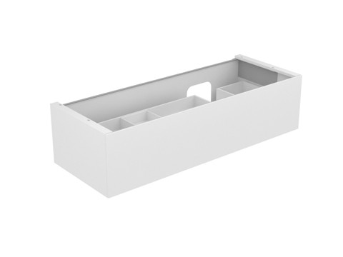 Bild von Keuco Waschtischunterschrank Edition 11 31266, 1 Front-Auszug Bel., schwarz/Glas schwarz, 3126657010 31266570100