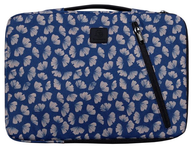 Bild von Exacompta Laptophülle Zen Kunstfaser blau bis 35,6 cm (14 Zoll) (14", Universal), Notebooktasche, Blau