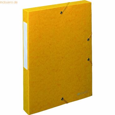 Bild von 10 x Exacompta Dokumentenbox A4 Exa Box Scotten 600g/qm mit Gummizug g