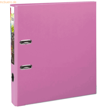 Bild von 10 x Exacompta Ordner Premium A4 50mm PP rosa
