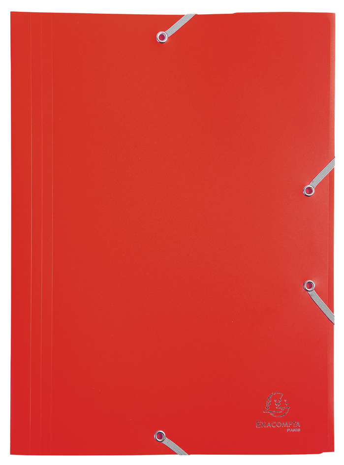 Bild von EXACOMPTA Eckspannermappe Opaque Eco, DIN A4, PP, rot