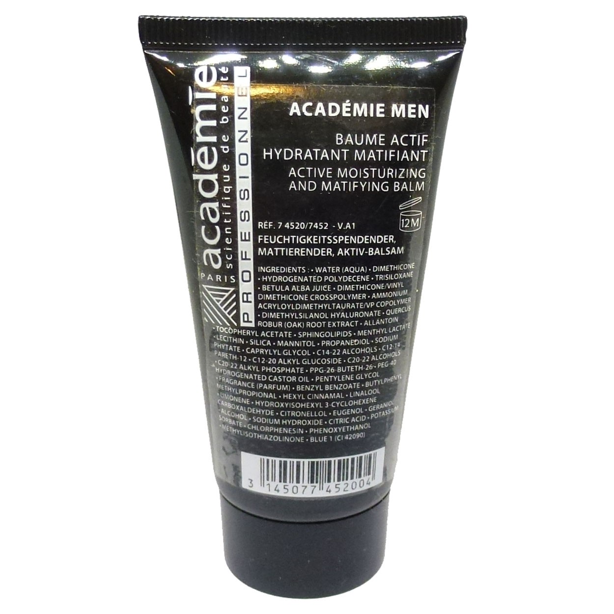 Bild von Academie Paris Men Active Moisturizing and Matifying Balm Gesicht Pflege 50ml