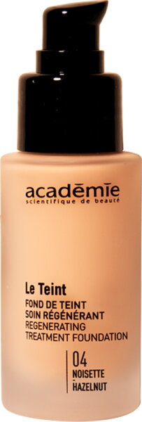 Bild von Academie Paris Getönte Gesichtscreme Fond de Teint Soin Regenerant 04 Noisette mittleren/dunkleren Hautyp